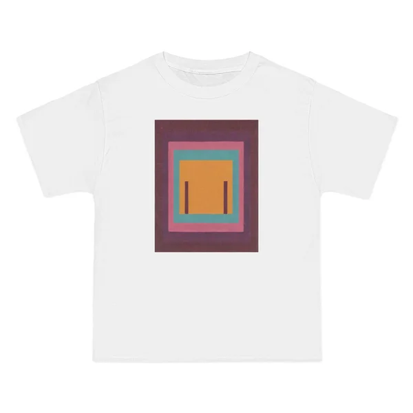 nested squares, burgundy, hot pink, gold