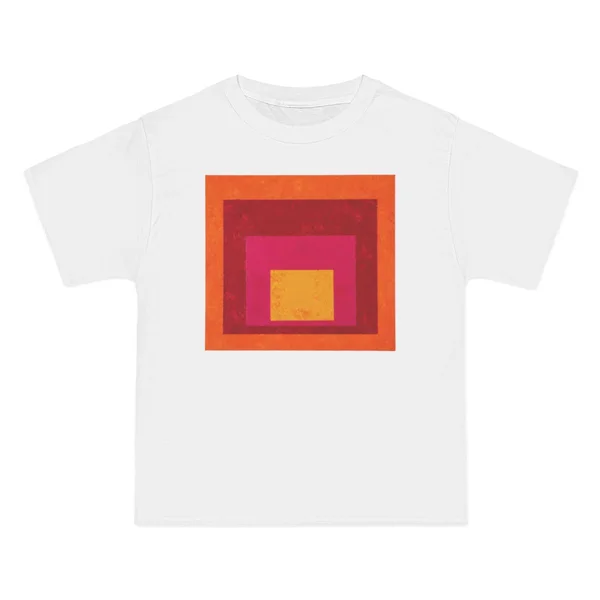 nested squares, orange, red, magenta