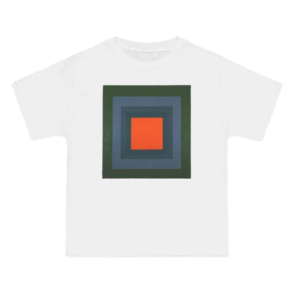 nested squares, green, teal, orange