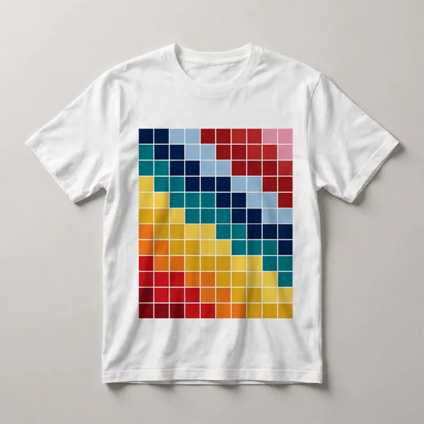 gradient squares, blue to red color transition