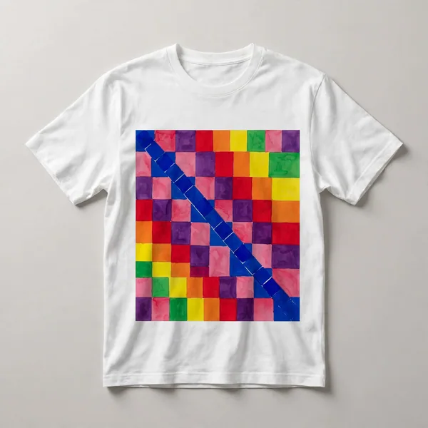 checkerboard pattern, red, pink