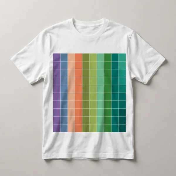 Vertical color gradient from warm to cool tones