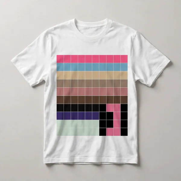Horizontal pastel color stripes