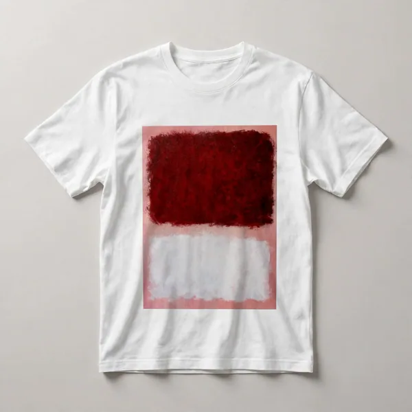 Burgundy and cream color gradient