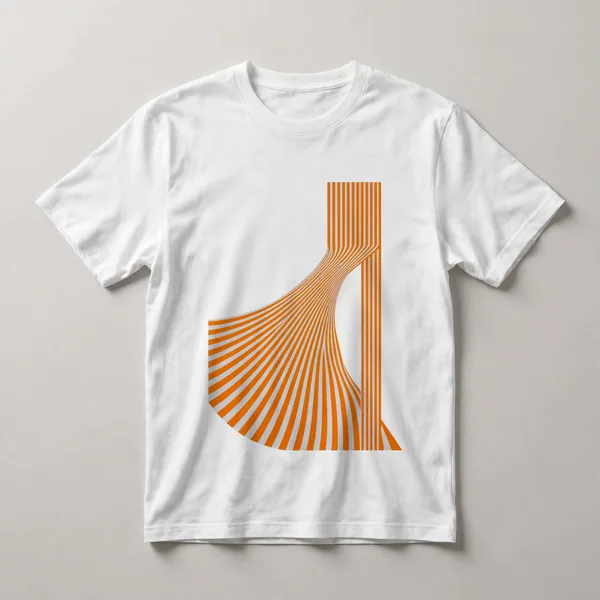 Warm orange organic abstraction