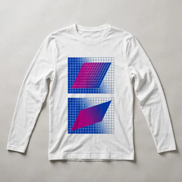 Navy monochromatic composition, White front view