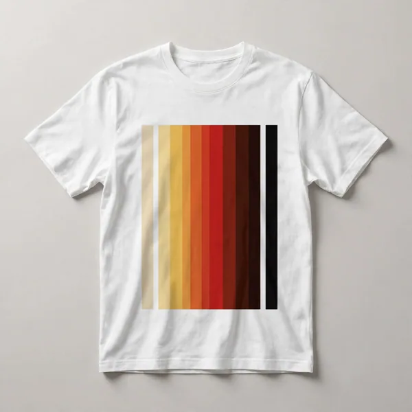 Warm orange organic forms